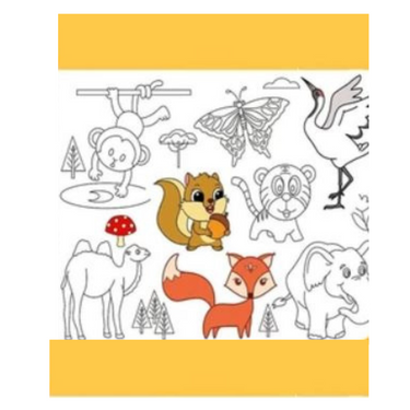 ArtiRoll | Deja que la creatividad florezca - Rollo de dibujo colorido para niños